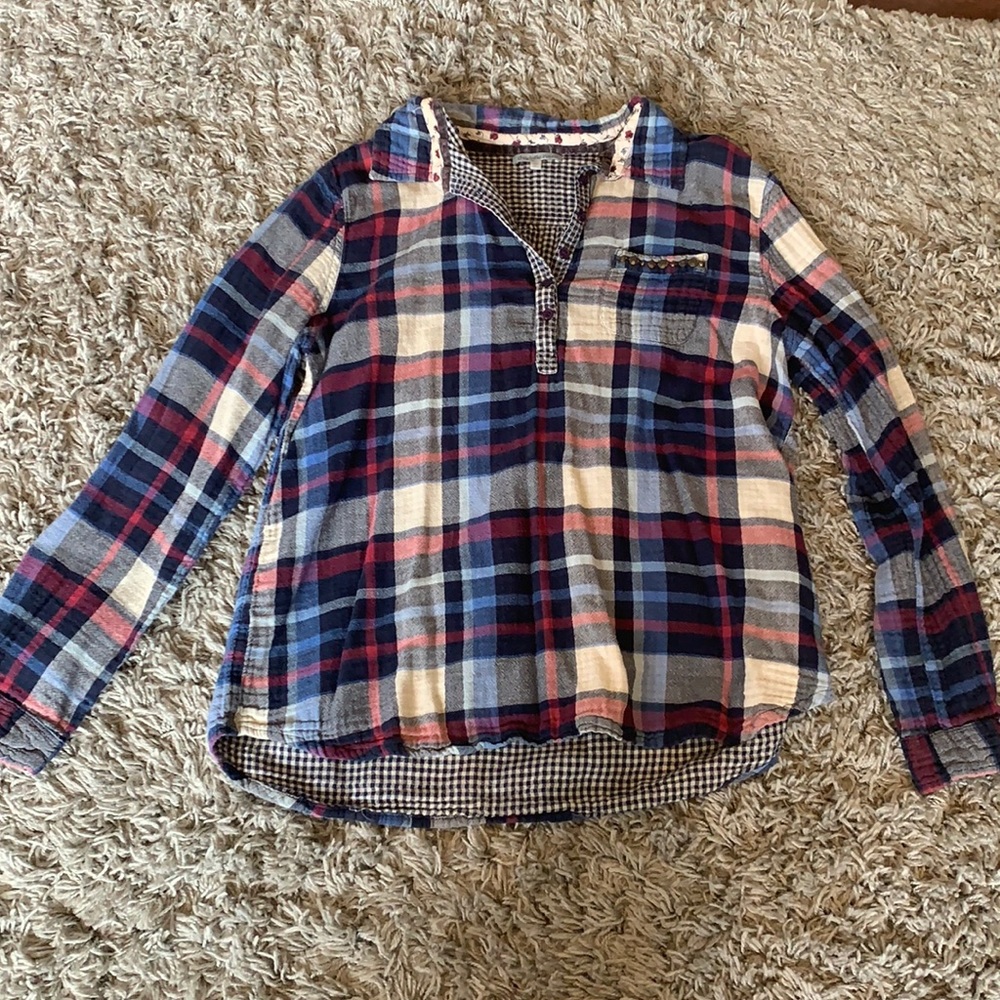 (2/$15) 🟡Plaid Button Down
